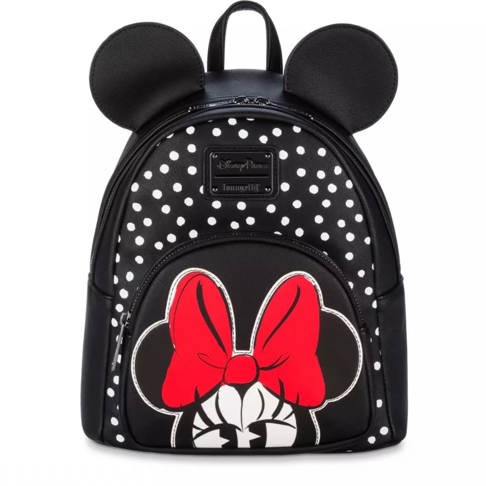Brand new from Disney Park. NWT. Black, red and  white. Minnie Mouse Loungefly
